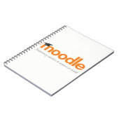 Moodle notebook: Oranje potlood Notitieboek (Linkerzijde)