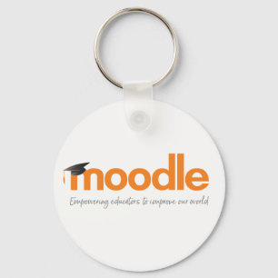 Moodle Round Key Ring Decorting Sleutelhanger