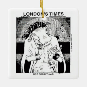 Moodoo Koeien Van New Orleans Grappig Keramisch Ornament