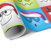 Moods and Emoticons Cadeaupapier (Rol Hoek)