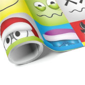 Moods and Emoticons Cadeaupapier (Rol Hoek)