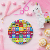 Moods and Emoticons Papieren Bordje (Feest)