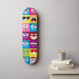Moods and Emoticons Persoonlijk Skateboard