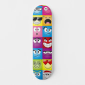 Moods and Emoticons Persoonlijk Skateboard (Voorkant)