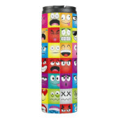 Moods and Emoticons Thermosbeker (Achterkant)