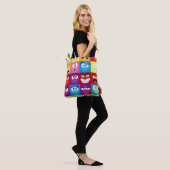 Moods and Emoticons Tote Bag (Op model)