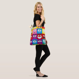 Moods and Emoticons Tote Bag