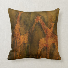 Moods Of Africa - Giraffes Art Designer Kussen