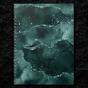 Moody Agate   Blauwgroen Groene Malachiet Rijke Je Notitieboek