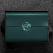 Moody Agate | Blauwgroen Groene Malachiet Rijke Je Ronde Sticker
