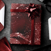 Moody Agate | Henna Bloed Rode Granaat Jewel Tone Cadeaupapier