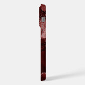 Moody Agate | Henna Bloed Rode Granaat Jewel Tone iPhone Hoesje (Linkerkant)