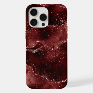 Moody Agate | Henna Bloed Rode Granaat Jewel Tone iPhone 15 Pro Max Case