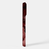 Moody Agate | Henna Bloed Rode Granaat Jewel Tone iPhone Hoesje (Rechterkant)