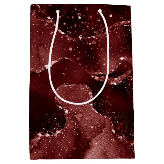 Moody Agate | Henna Bloed Rode Granaat Jewel Tone Medium Cadeauzakje (Voorkant)