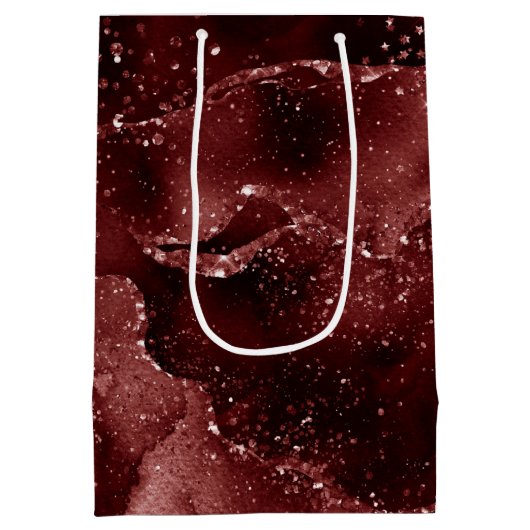 Moody Agate | Henna Bloed Rode Granaat Jewel Tone Medium Cadeauzakje (Achterkant)