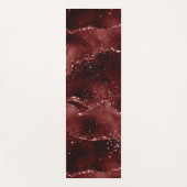 Moody Agate | Henna Bloed Rode Granaat Jewel Tone Yogamat (Voorkant)