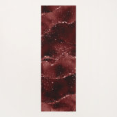 Moody Agate | Henna Bloed Rode Granaat Jewel Tone Yogamat (Achterkant)