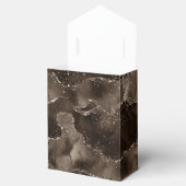 Moody Agate | Koffie Bruin Gouden Brons Taupe Bedankdoosjes (Geopend)