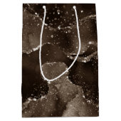 Moody Agate | Koffie Bruin Gouden Brons Taupe Medium Cadeauzakje (Voorkant)