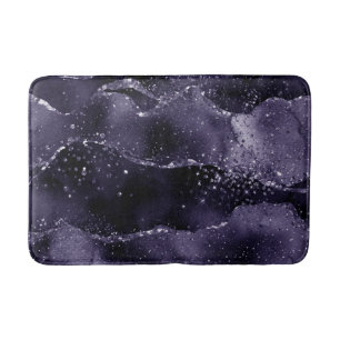 Moody Agate   Midnight Indigo Deep Paarse Glam Badmat
