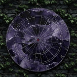 Moody Agate | Midnight Indigo Deep Paarse Glam Dartbord<br><div class="desc">90s grunge geïnspireerde duistere, verfijnde waterverf gemarmerde agaatsteen in een diep humeurige juweeltoon met faux metallic folie en glitteraderen in een rijke, dramatische met abstracte vloeistofwervelingen en glitteraderen. Vanuit het collectie "Till Death Do Us Part" voegt dit prachtige vrouwelijke handgeschilderde verloop de perfecte pop van kleur toe. Ga voor het...</div>