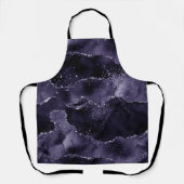 Moody Agate | Midnight Indigo Deep Paarse Glam Schort (Voorkant)