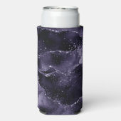 Moody Agate | Midnight Indigo Deep Paarse Glam Seltzer Blikjeskoeler (Seltzer Achterkant)