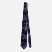 Moody Agate | Midnight Indigo Deep Paarse Glam Stropdas (Voorkant)