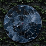 Moody Agate | Navy Denim Steel Blue Faux Glitter Dartbord<br><div class="desc">90s grunge geïnspireerde duistere, verfijnde waterverf gemarmerde agaatsteen in een diep humeurige juweeltoon met faux metallic folie en glitteraderen in een rijke, dramatische met abstracte vloeistofwervelingen en glitteraderen. Vanuit het collectie "Till Death Do Us Part" voegt dit prachtige vrouwelijke handgeschilderde verloop de perfecte pop van kleur toe. Ga voor het...</div>