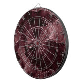 Moody Agate | Wijn Bordeaux Sangria Merlot Maroon Dartbord (Voorkant Rechts)