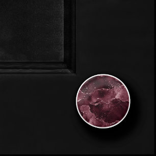 Moody Agate Wijn Bordeaux Sangria Merlot Maroon Keramische Knop
