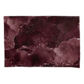 Moody Agate | Wijn Bordeaux Sangria Merlot Maroon Kussensloop (Voorkant-Links)