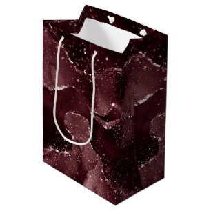 Moody Agate Wijn Bordeaux Sangria Merlot Maroon Medium Cadeauzakje