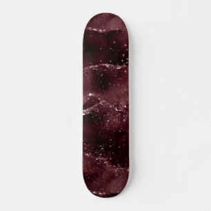 Moody Agate Wijn Bordeaux Sangria Merlot Maroon Persoonlijk Skateboard