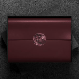 Moody Agate   Wijn Bordeaux Sangria Merlot Maroon Ronde Sticker