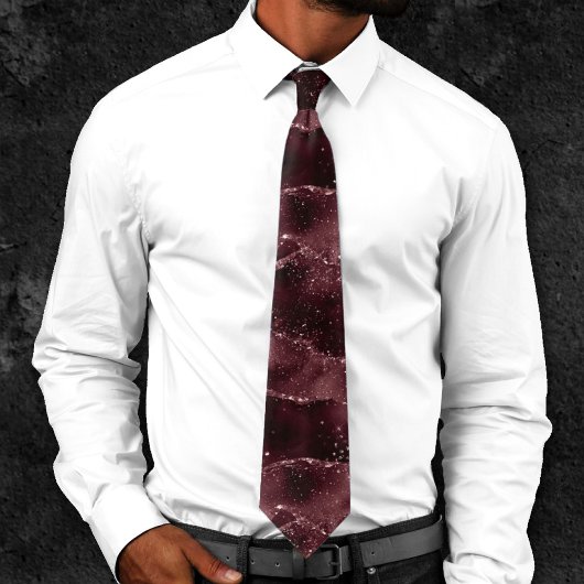 Moody Agate | Wijn Bordeaux Sangria Merlot Maroon Stropdas