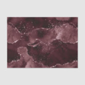 Moody Agate | Wijn Bordeaux Sangria Merlot Maroon Tissuepapier (Voorkant)