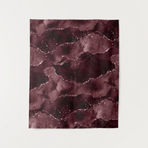 Moody Agate   Wijn Bordeaux Sangria Merlot Maroon Wandkleed