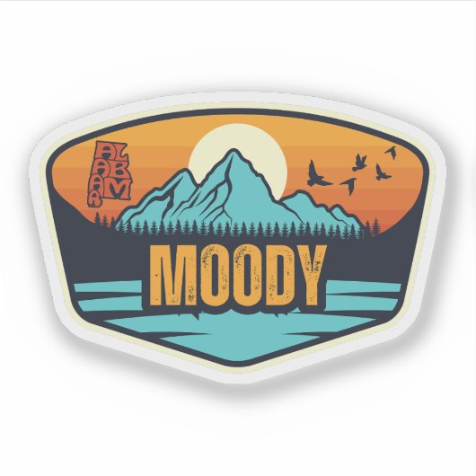 Moody, Alabama Sticker (Voorkant)