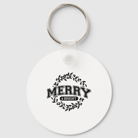 Moody And Uptight Merry And Xmas Bright Matching C Sleutelhanger (Voorkant)