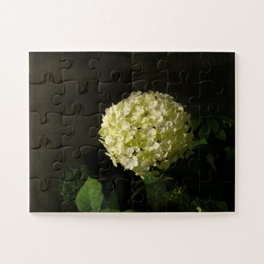 Moody Annabelle Hydrangea Legpuzzel (Horizontaal)