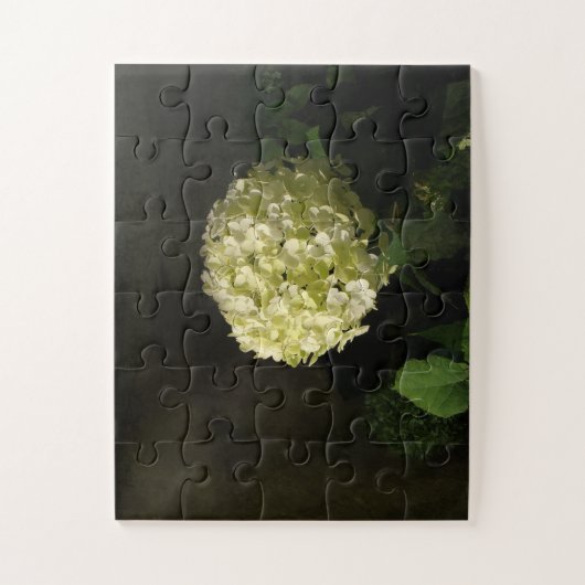 Moody Annabelle Hydrangea Legpuzzel (Verticaal)