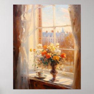 Moody Architectuurschilderkunst, Europese Vintage Poster