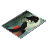 Moody attent Anime Girl Notitieboek (Linkerzijde)