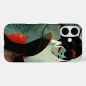 Moody attent anime meisje Case-Mate iPhone case (Achterkant (horizontaal))