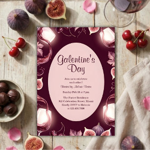 Moody Berry Vijgen Galentine’s Day Wijn Avond Kaart