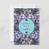 Moody Black Floral Classic Husband Mother Wedding Bedankkaart (Achterkant)