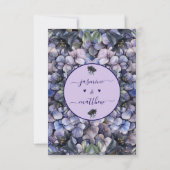 Moody Black Floral Classic Husband Mother Wedding Bedankkaart (Achterkant)