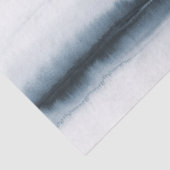 Moody blauwe abstracte waterverven ontcijferen bom tissuepapier (Detail)